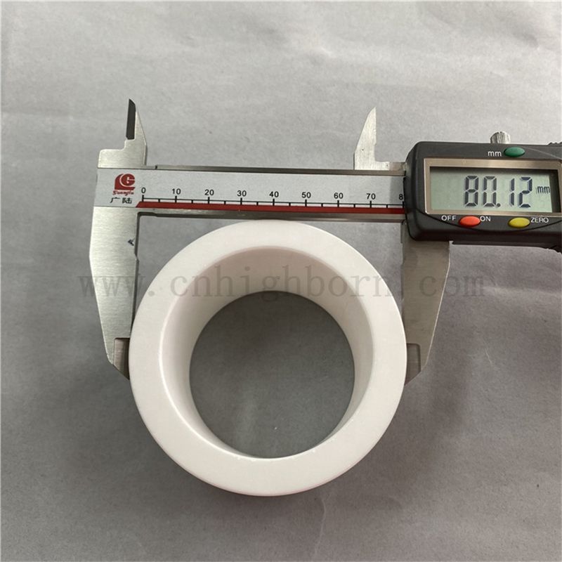 Alta durezza Diametro di grande diametro Tubo di zirconia tubo in ceramica zro2