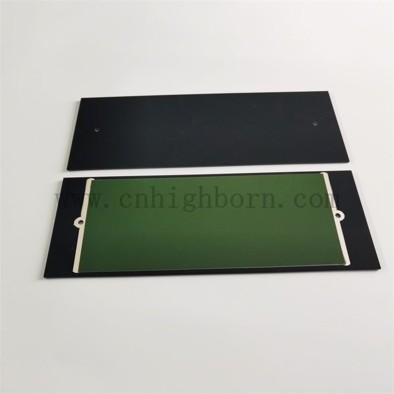 Dimensioni personalizzate Far-infrarosso Nero ad alta purezza di resistenza al calore Ceramica Piatto di vetro microcristallino