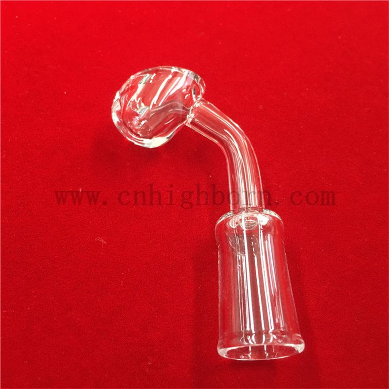 Resistenza ad alta temperatura angolata e piatto Top Top trasparente Fuso in vetro di silice in silice