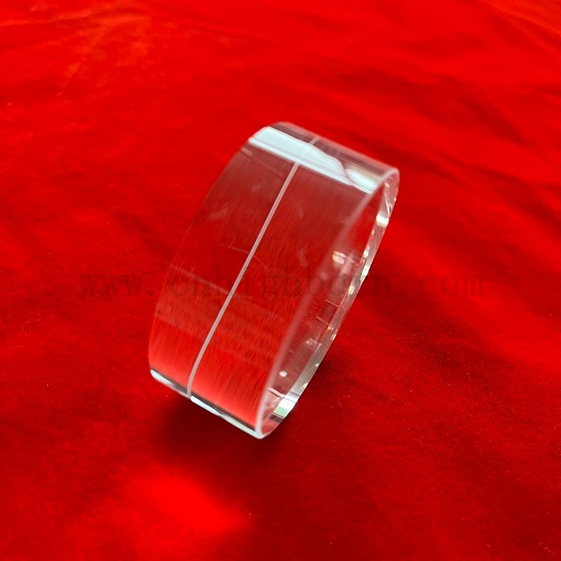 Piastra di vetro di silice trasparente di alta qualità personalizzata di alta qualità