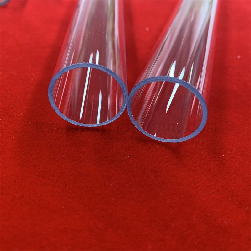 Produttore di resistenza al calore personalizzare il tubo di vetro in quarzo UV-stop