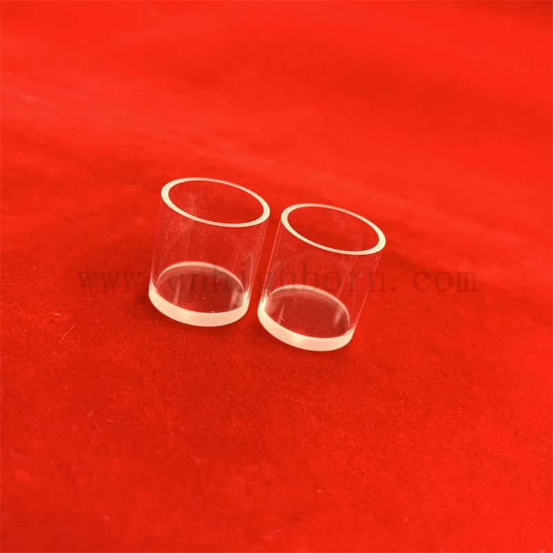 Spettrofotometro di laboratorio UV UV Ultraviolet Transmittance Ottico a flusso ottico Cuvetta di vetro in quarzo per analizzatore chimico