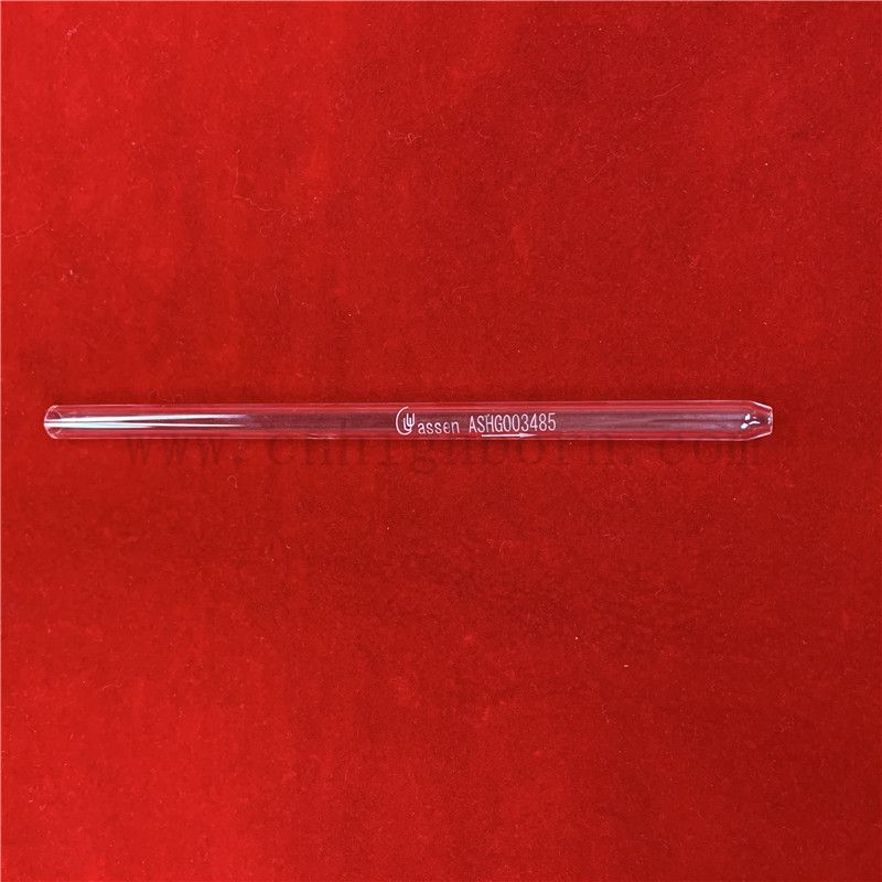 Resistenza di calore personalizzata Cleorfuso in vetro in silice in quarzo fuso con disegno