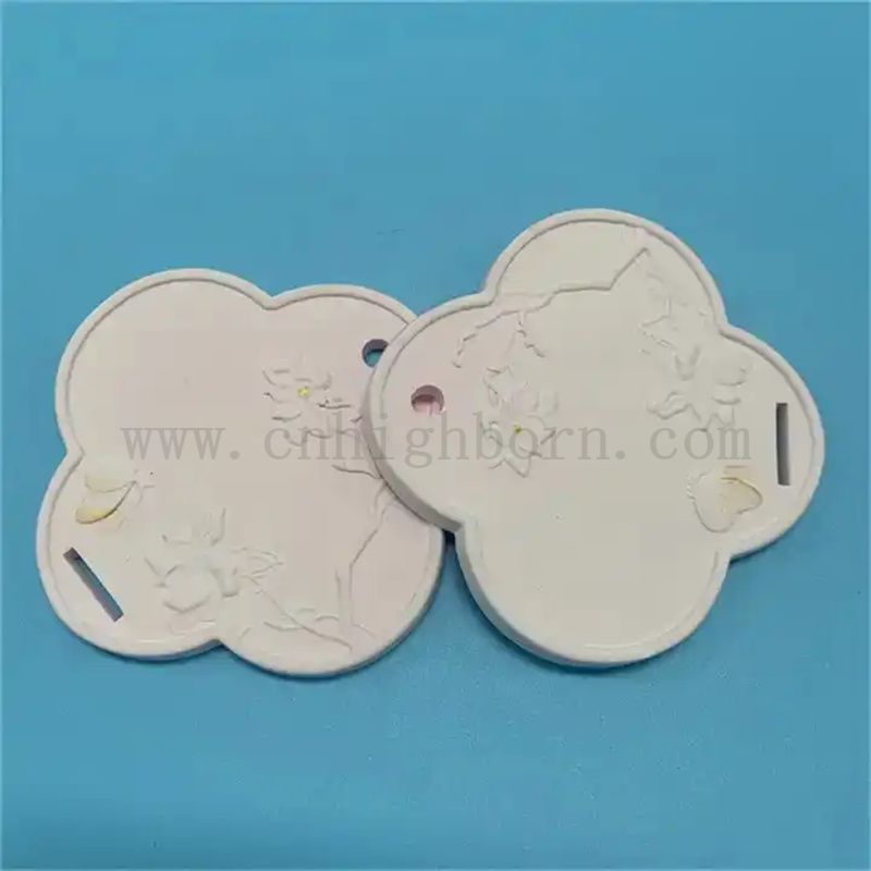 Piastra di pietra in ceramica a pendente di diffusore per diffusore per diffusore per aroma bianco personalizzato