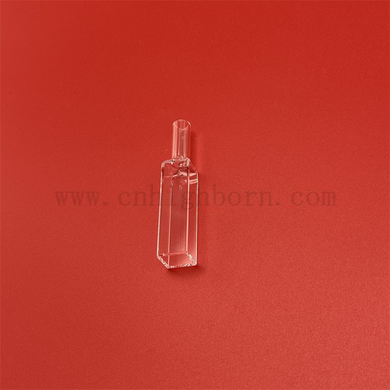 3 lati Transmittanza trasparente Trasmittanza ottica in vetro fluorimulare fluorimorico con sigillo graduale