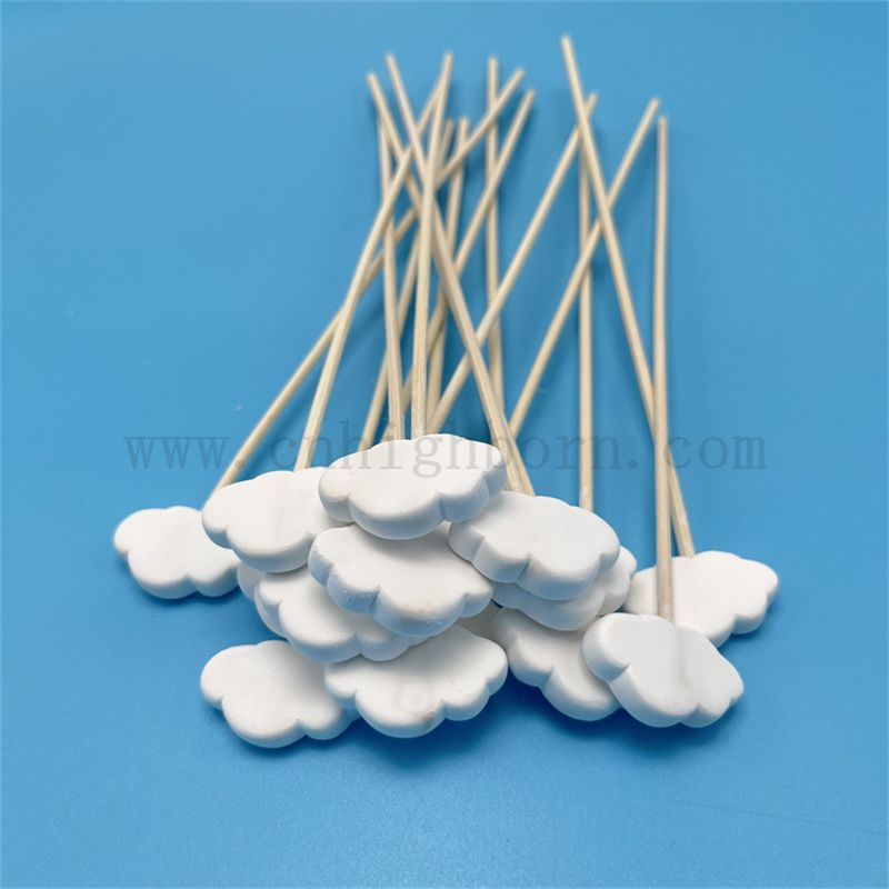 Forme 3D ceramiche profumate profumate non cessate la pietra di fragranza in gesso con bastoncino di diffusore per aroma