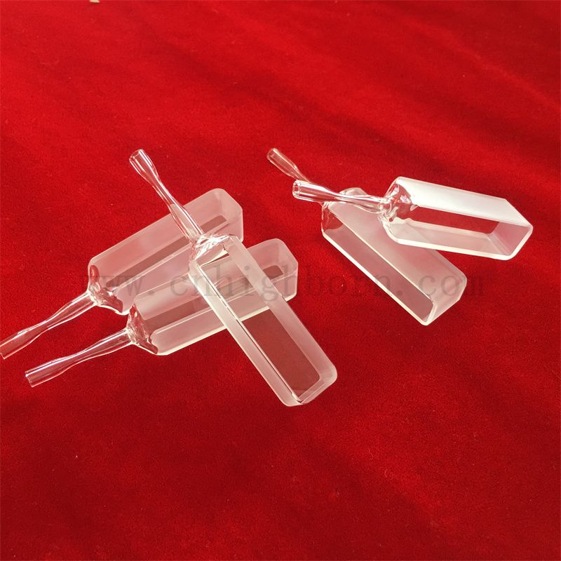 STRUMENTO STANDARD STRUMENTO ANALITICO TRASMITTANZA UVA Cuvette in vetro in quarzo ottico con tubo personalizzato