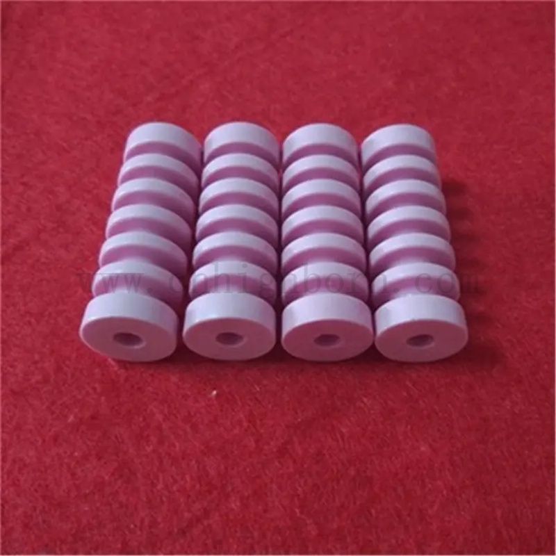 Resistenza all'usura al 95% rullo di cuscinetto in ceramica in ceramica in ceramica alumina rosa AL2O3
