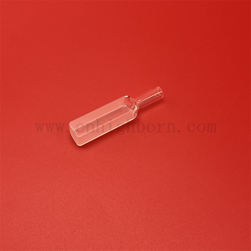 Fluorometro UV Spettrofotometro ottico vetro Lunghezza percorso cuvetta da 10 mm Quvette rettangolare con sigillo graduale