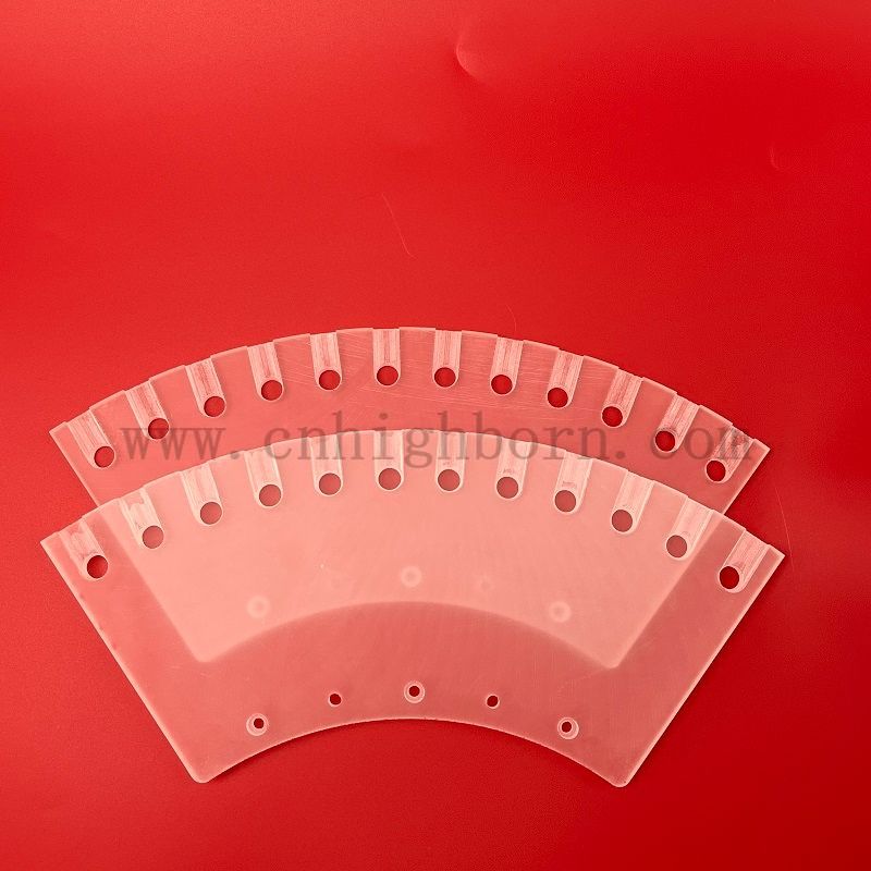  Piastra di quarzo per forature per foratura fusa JGS2 personalizzata UV