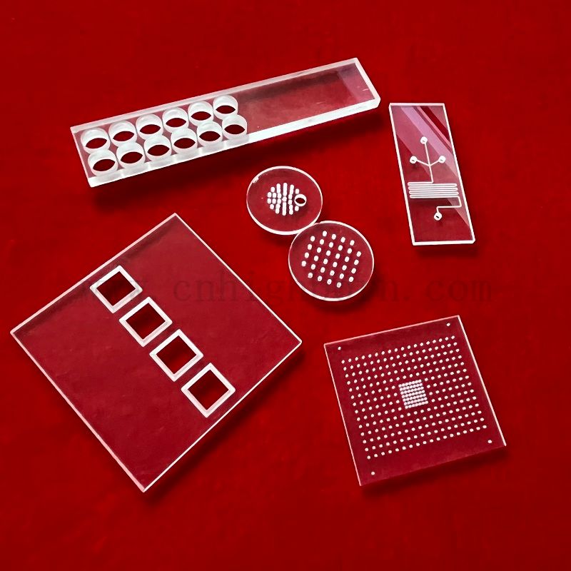 Produttori di vetro trasparente personalizzato in vetro in quarzo 