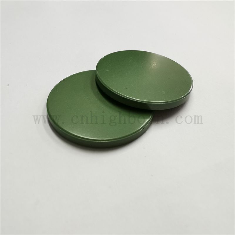 Disco di zirconia zirconia zro2 stabilizzato in ytttrio verde