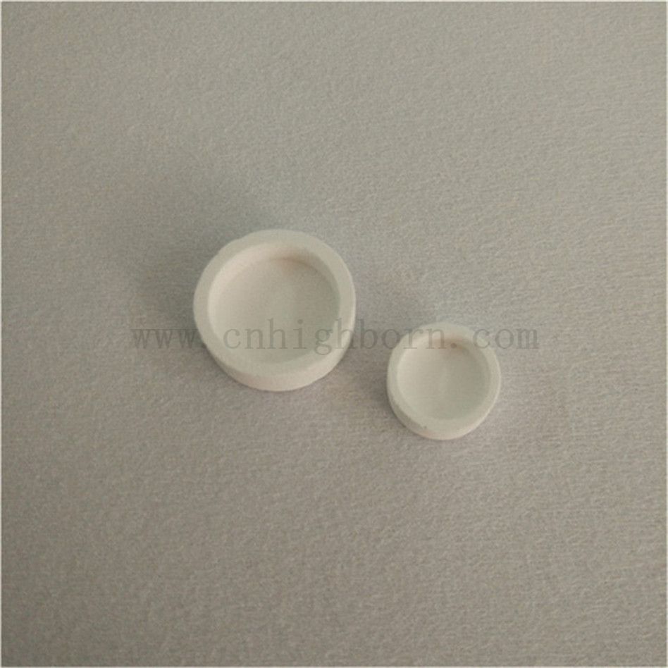 Magesia refrattario ossido ceramico crogiolo crogiolo cilindrico crogiolo crogiolo