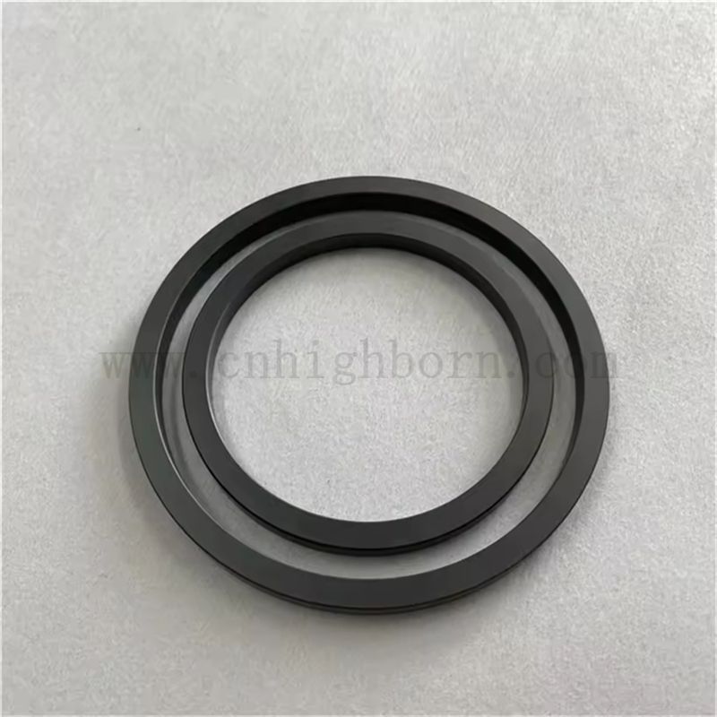 Resistenza all'usura SSIC SIC Anello di silicio in carburo di sigillatura in ceramica