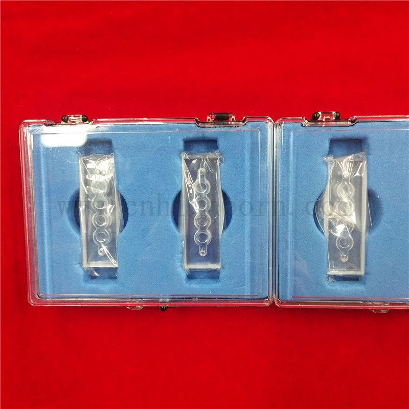 cuvetta in vetro a flusso