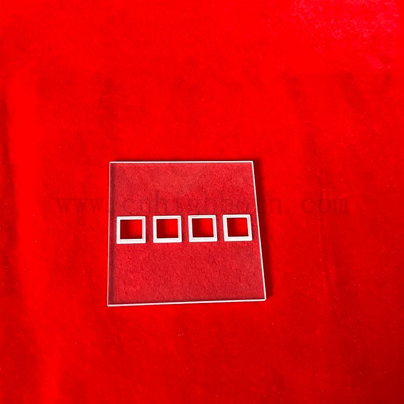 Scheda di vetro in quarzo lucido con multiboro per il turbinio dell'acqua di laboratorio