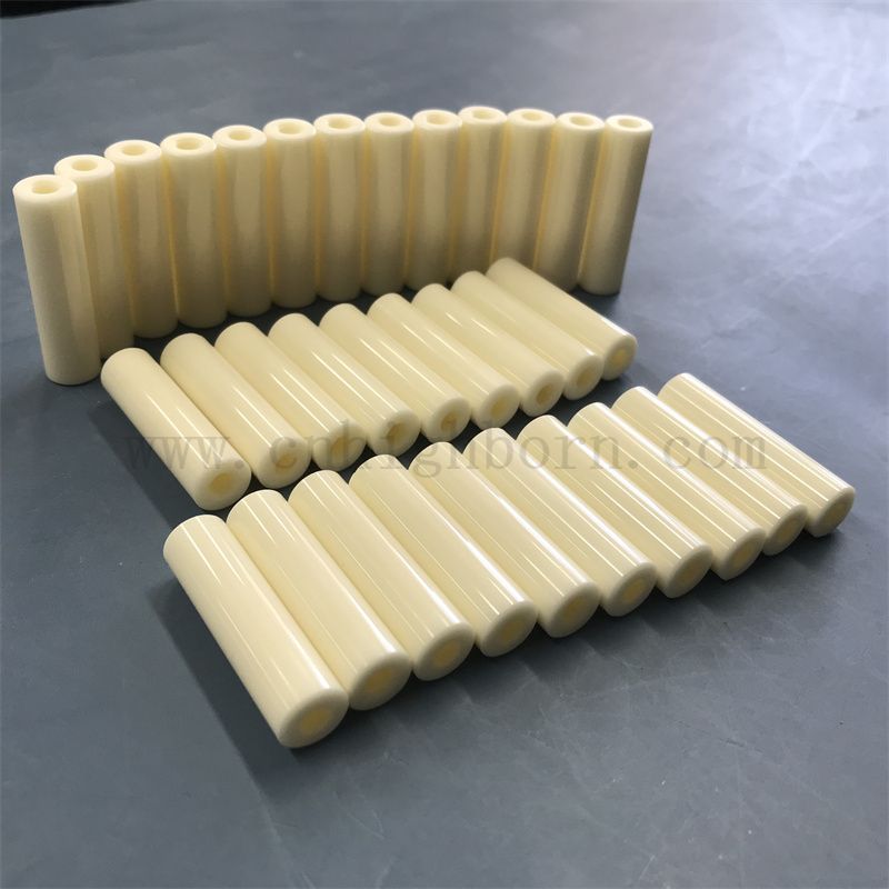 Tubo di isolamento in ceramica di lucidatura a specchio AL2O3 personalizzato al 99%