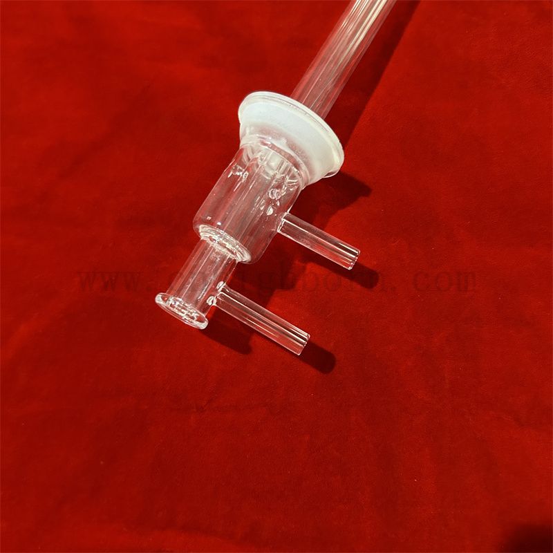 Resistenza di calore chiara a forma personalizzata FUSATA FUSUSE QUILZE Glass tubo