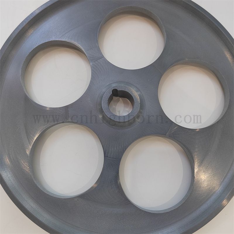Disco di ceramica di scudo di calore a nitruro di silicio SI3N4 Parti in ceramica per fornace di idrogenazione