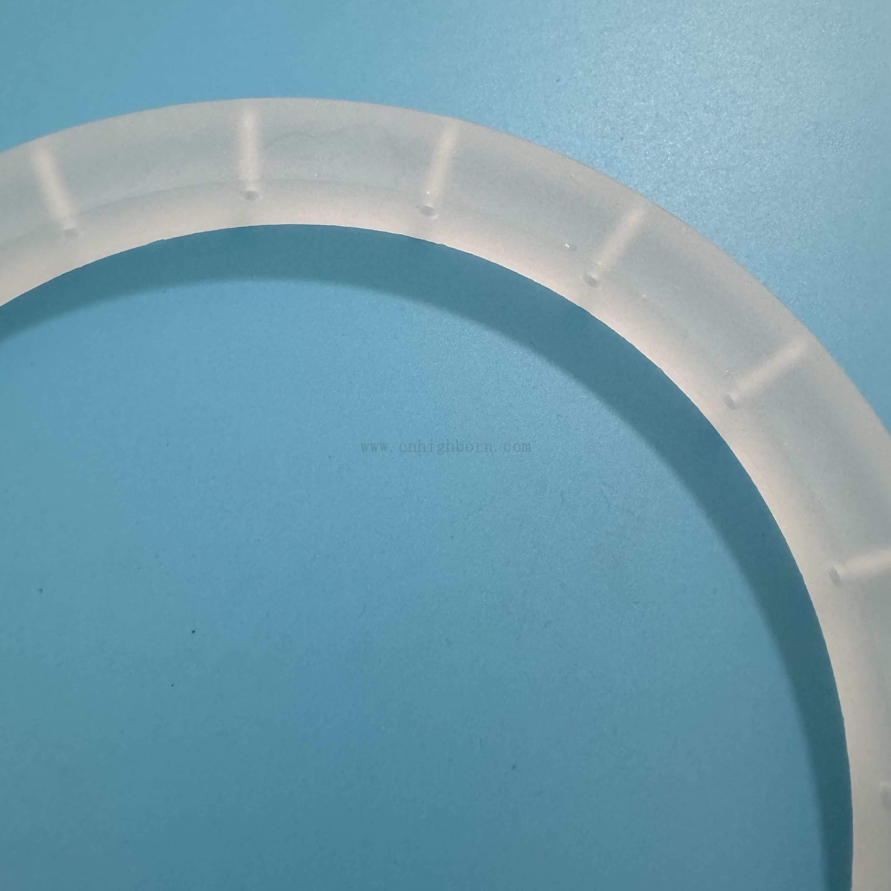 Resistenza al calore Flangia di vetro in quarzo glassata con foro per applicazioni industriali