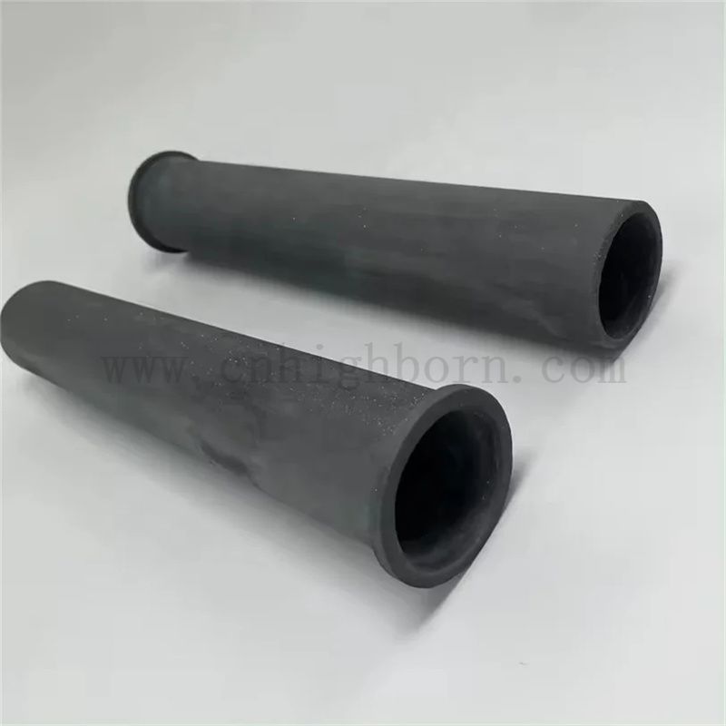 Tubo di protezione in carburo di silicio ricristallizzato in ceramica ricristallizzata RSIC.