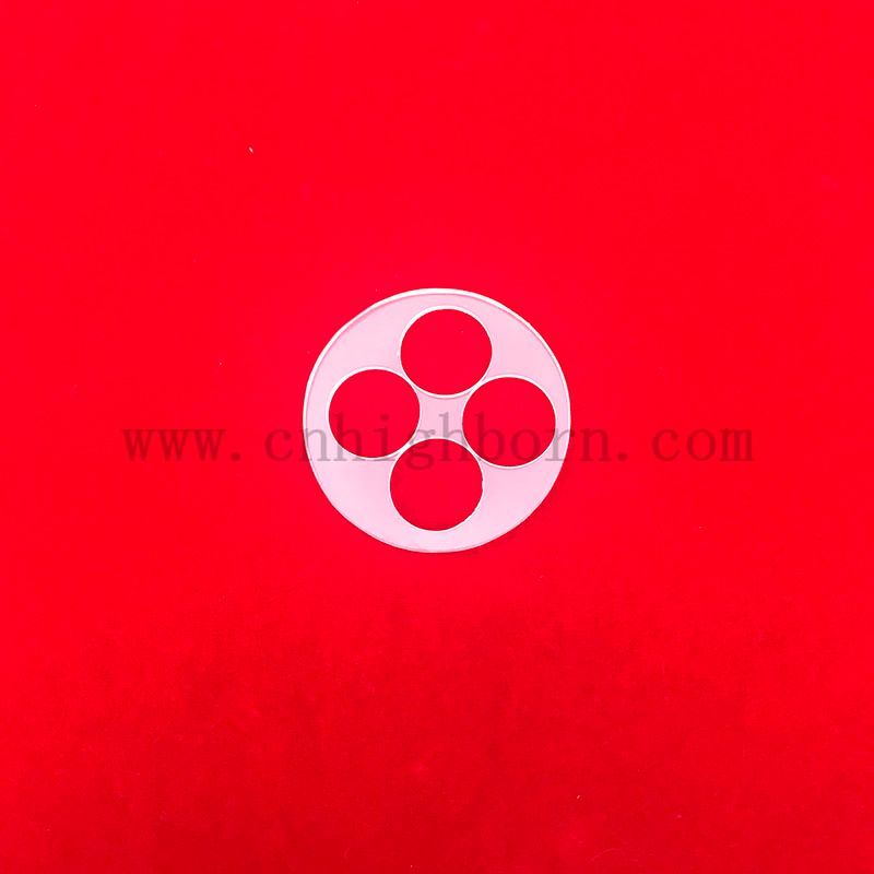 Finestra in vetro di quarzo opaco