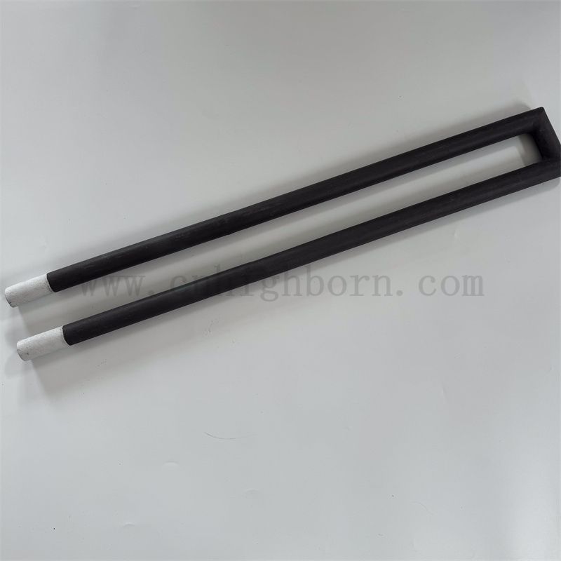 Isolatore di asta di riscaldamento in carburo di silicio refrattario Isolatore di tipo U tubo in ceramica