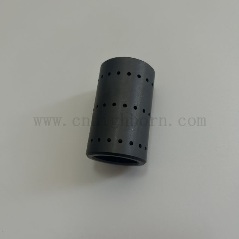 Tubo in carburo di silicio in ceramica SIC personalizzato con buchi