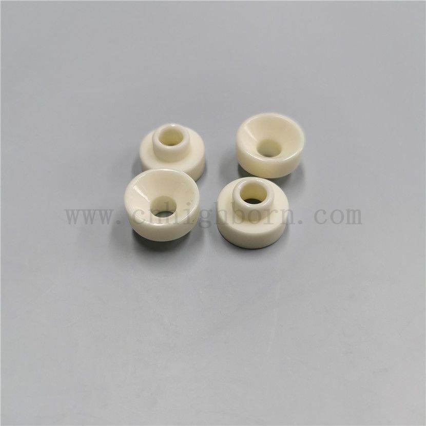 Usura Resistente al 99,5% Machination AL2O3 Structural Part Allumina Ceramic Byelet