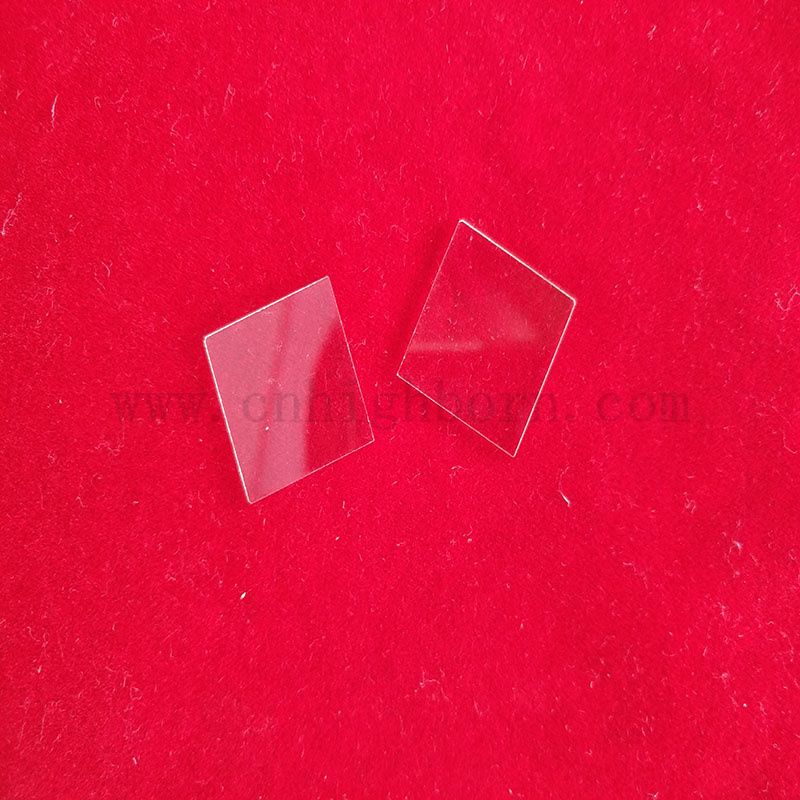  Foglio di vetro in quarzo in silice a silice limpida ad alta trasmittanza per strumenti ottici