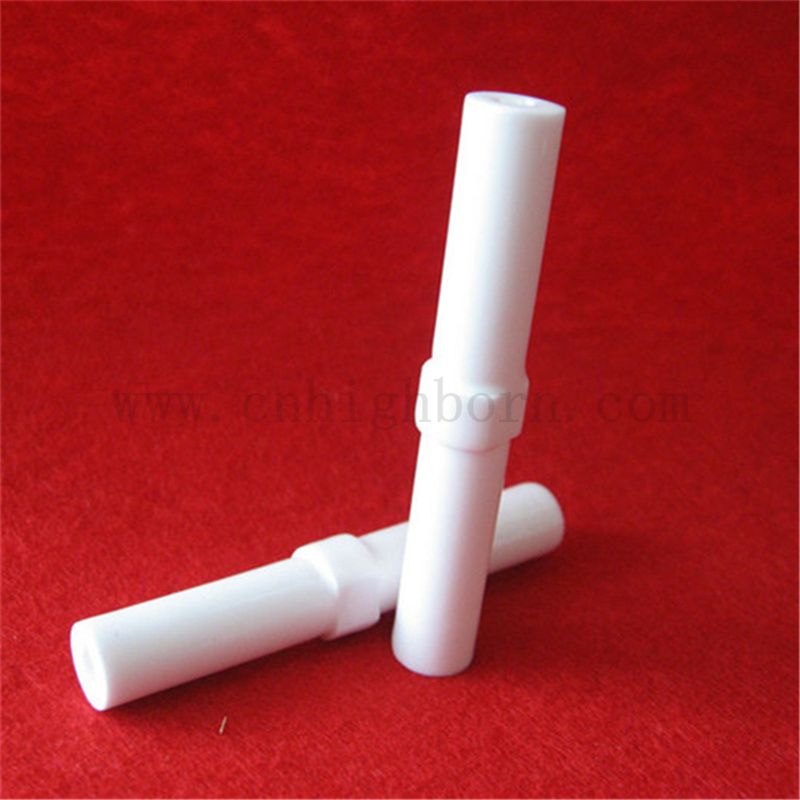 Isolatore del tubo di accensione dell'elettrodo di allumina vetrata di superficie Al2O3 Accenditore in ceramica