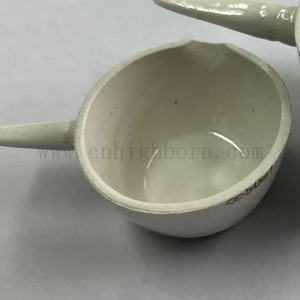 Piatto volatile in porcellana da laboratorio Piatto evaporante in ceramica con beccuccio