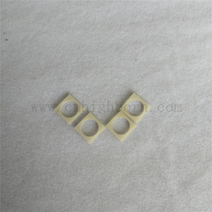 Piastra ceramica aln di nitruro di alluminio taglio