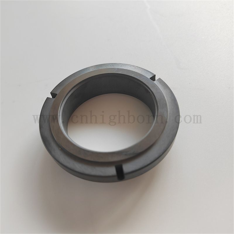 Anello di guarnizione meccanica in carburo di silicio SSIC resistente al silicio SSIC