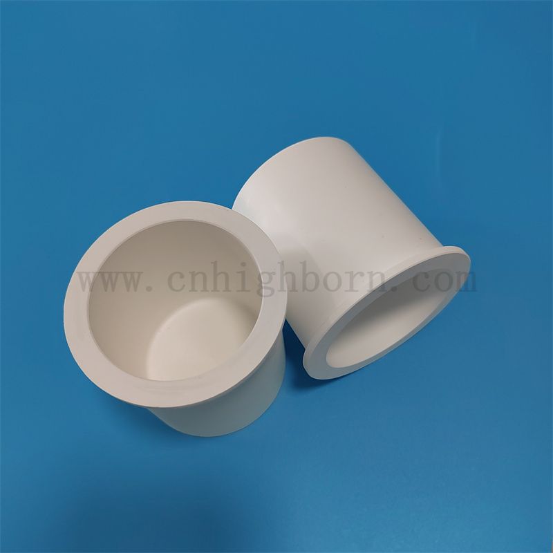 Isolatore Borone Nitruro Crucible ad alta conducibilità termica BN Boat ceramica