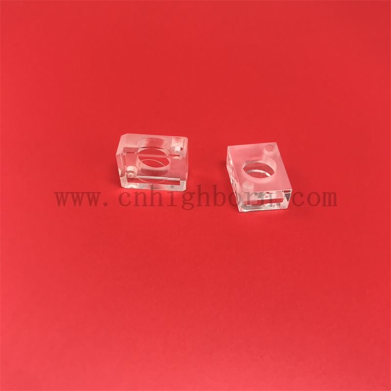 Strumenti di ricerca in laboratorio in quarzo semi-micro fluorometro in quarzo cuvetta in vetro