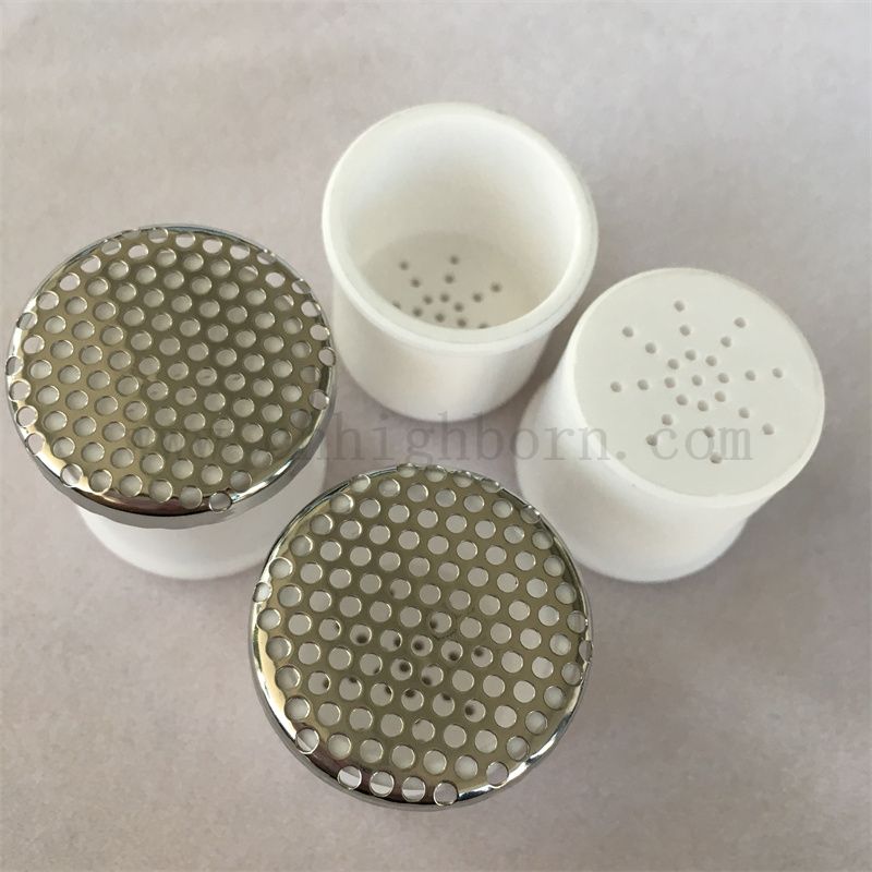 Analisi termica ceramica AL2O3 resistente all'alta temperatura con coperchio metallico