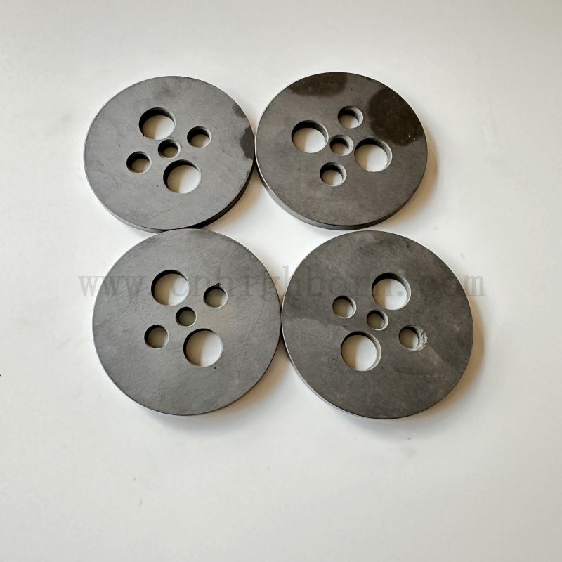  SIC Ceramic Disc Shilvery tondo in carburo di silicio con alta resistenza all'usura