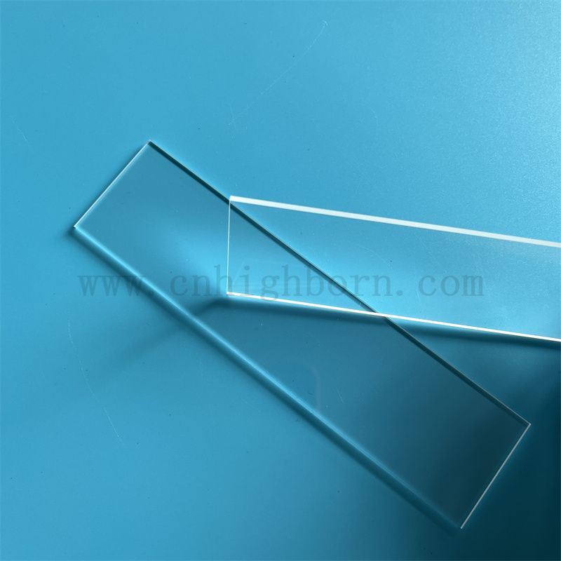 Pannello di vetro in silice in fuso con fuso con fuso con fuso con fuso lucido ad alta purezza per UV