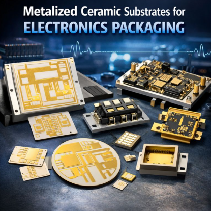 Substrati ceramici metallizzati per imballaggi elettronici