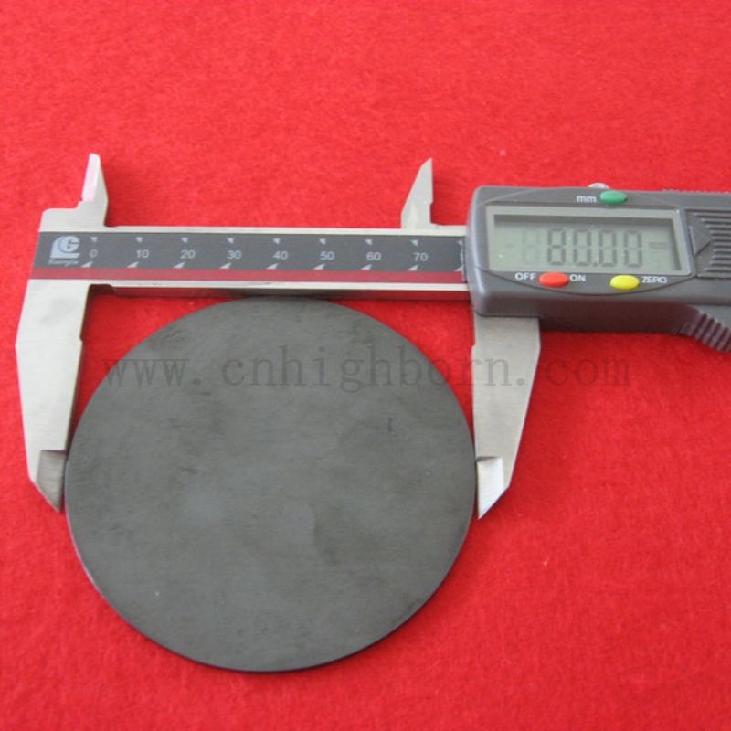 Foglio ceramico personalizzato in zirconio con disco Zro2 nero stabilizzato con ittrio ad alta durezza