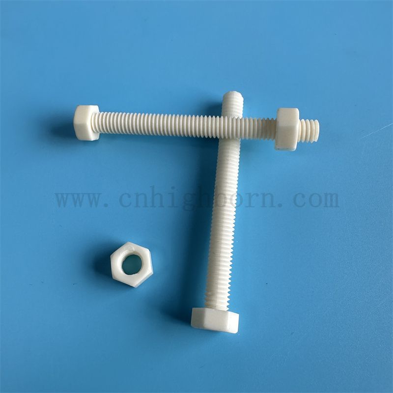 Bullone e da dado esagonali AL2O3 personalizzato Alumina Alumina AL2O3