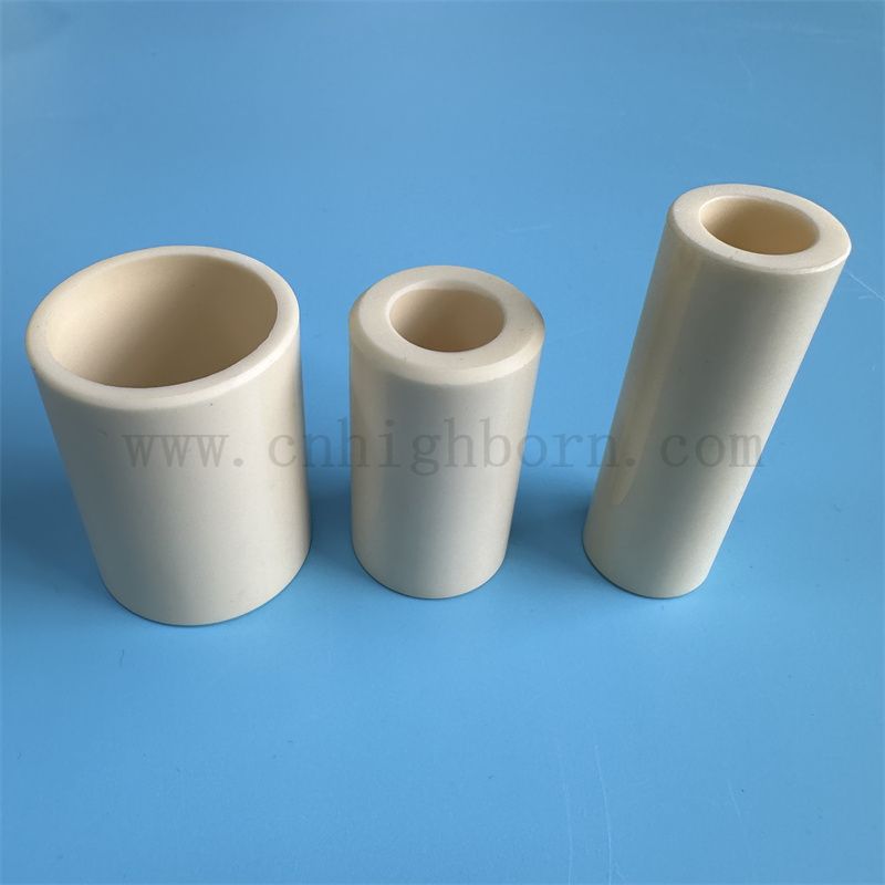 Tubo di isolamento in ceramica a tubo ceramico al 99% lucido