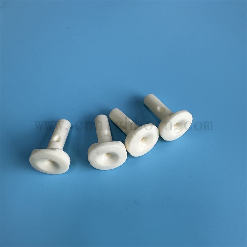 Guida in ceramica tessile di allumina Accessori per macchinari tessili resistenti all'usura per occhiello AL2O3