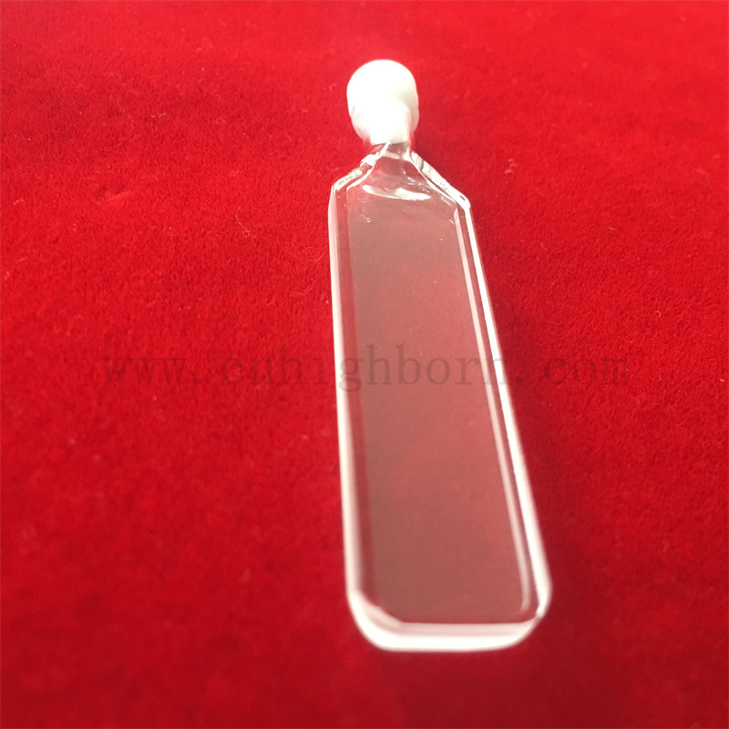 Pool di quarzo ad alta precisione pool di quarzo a cellule rettangolari rotonde rotonda in quarzo cuvetta in vetro