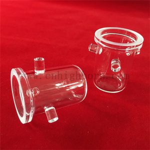 Crogiolo in vetro al quarzo trasparente personalizzato per ricerca di laboratorio con resistenza al calore