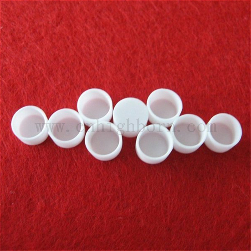 99 crogiolo di allumina con coperchio personalizzato AL2O3 ceramico analitico barca