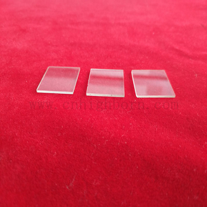 Lastra quadrata in vetro di quarzo trasparente con spessore 1-10 mm per lampada riscaldante