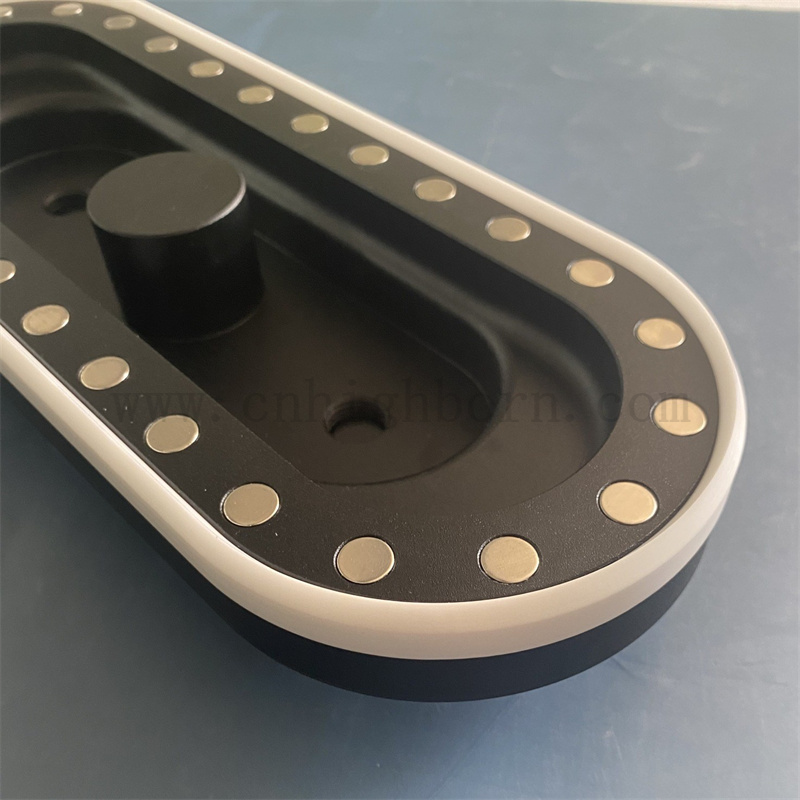  Coppa di inchiostro sigillata con anello in ceramica ZRO2 per parti di macchinari per stampa pad 