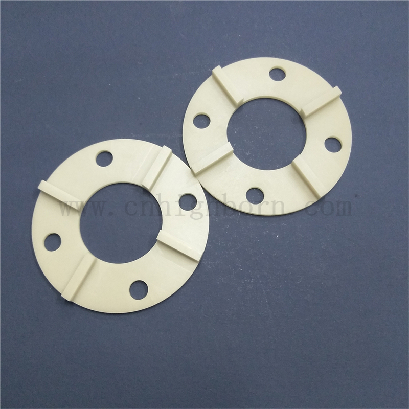 Guarnizione in ceramica di nitruro di alluminio ALN con lavorazione laser